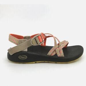 Chaco Women’s Z Cloud X Sport Sandals SZ 9 Beige Geometric Strappy